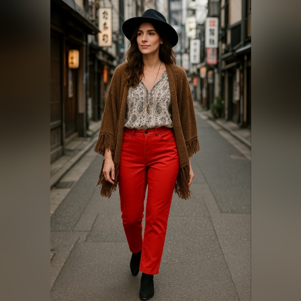 Lafayette 148 New York! Vibrant Red Pants